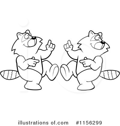 Royalty-Free (RF) Raccoons Clipart Illustration by Cory Thoman - Stock Sample #1156299