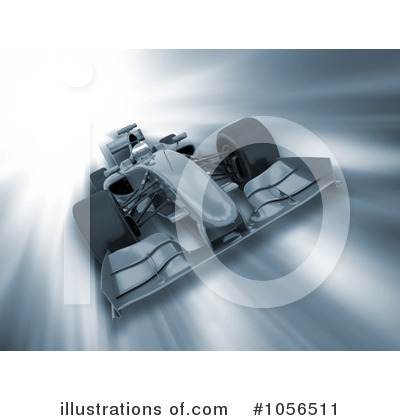 Royalty-Free (RF) Race Car Clipart Illustration by KJ Pargeter - Stock Sample #1056511