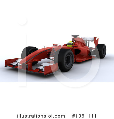Royalty-Free (RF) Race Car Clipart Illustration by KJ Pargeter - Stock Sample #1061111