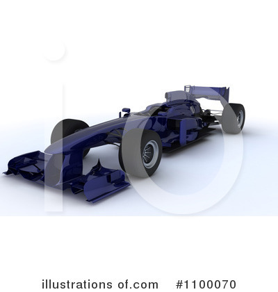Royalty-Free (RF) Race Car Clipart Illustration by KJ Pargeter - Stock Sample #1100070