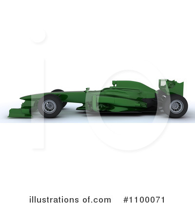 Royalty-Free (RF) Race Car Clipart Illustration by KJ Pargeter - Stock Sample #1100071