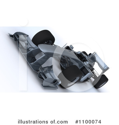 Royalty-Free (RF) Race Car Clipart Illustration by KJ Pargeter - Stock Sample #1100074