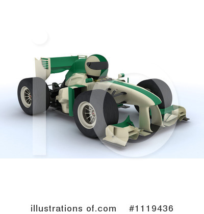 Royalty-Free (RF) Race Car Clipart Illustration by KJ Pargeter - Stock Sample #1119436