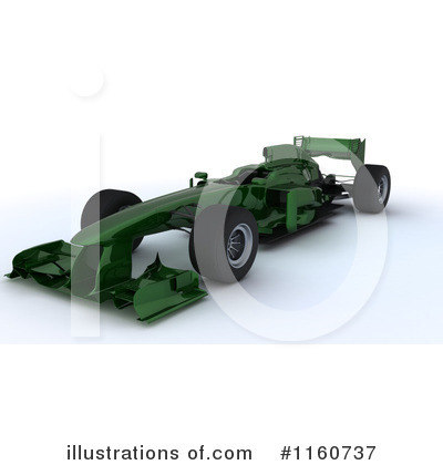 Royalty-Free (RF) Race Car Clipart Illustration by KJ Pargeter - Stock Sample #1160737