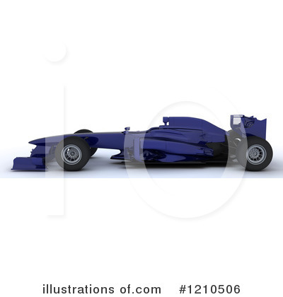 Royalty-Free (RF) Race Car Clipart Illustration by KJ Pargeter - Stock Sample #1210506
