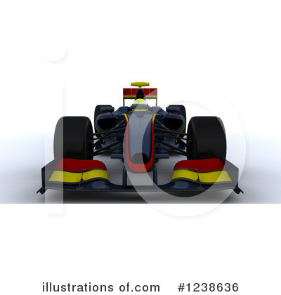 Royalty-Free (RF) Race Car Clipart Illustration by KJ Pargeter - Stock Sample #1238636