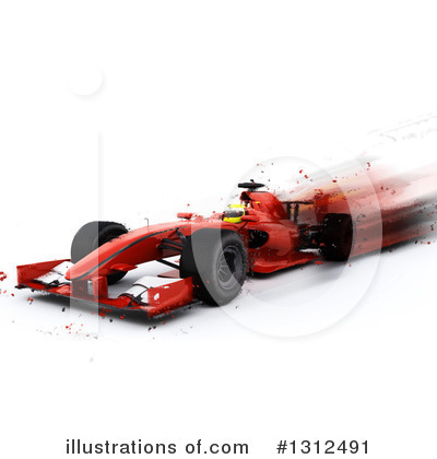 Race Car Clipart #1312491 by KJ Pargeter