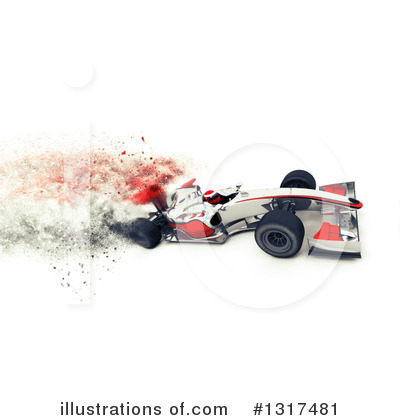 Royalty-Free (RF) Race Car Clipart Illustration by KJ Pargeter - Stock Sample #1317481