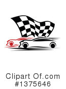 Race Car Clipart #1375646 by Vector Tradition SM