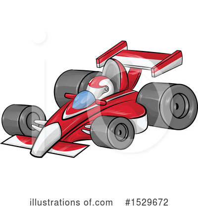 Royalty-Free (RF) Race Car Clipart Illustration by Domenico Condello - Stock Sample #1529672