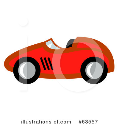 Royalty-Free (RF) Race Car Clipart Illustration by Andy Nortnik - Stock Sample #63557