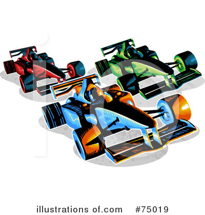 Royalty-Free (RF) Race Car Clipart Illustration by Tonis Pan - Stock Sample #75019