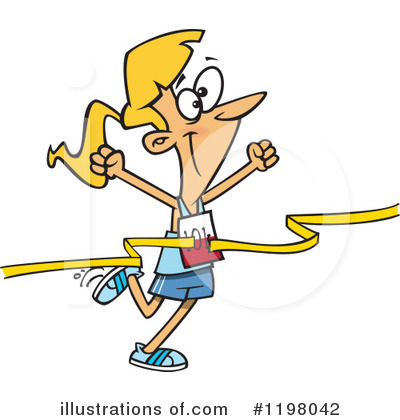 Finish Line Clipart #1198042 by toonaday