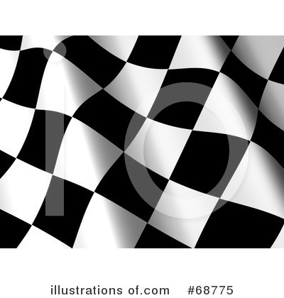 Royalty-Free (RF) Race Flag Clipart Illustration by ShazamImages - Stock Sample #68775