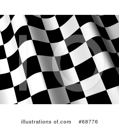 Royalty-Free (RF) Race Flag Clipart Illustration by ShazamImages - Stock Sample #68776