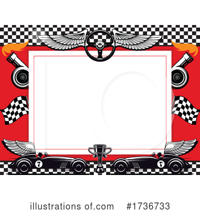 Race Car Clipart #1736733 by Vector Tradition SM