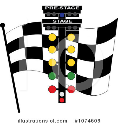 Royalty-Free (RF) Racing Flag Clipart Illustration by Pams Clipart - Stock Sample #1074606