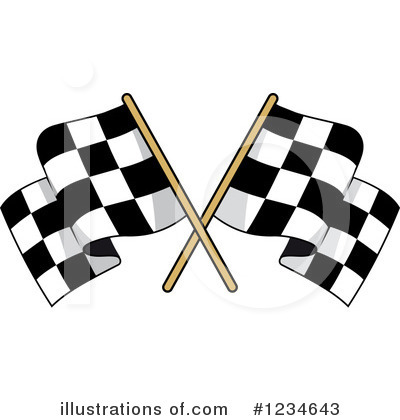 Royalty-Free (RF) Racing Flag Clipart Illustration by Vector Tradition SM - Stock Sample #1234643