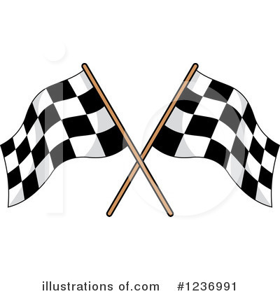 Royalty-Free (RF) Racing Flag Clipart Illustration by Vector Tradition SM - Stock Sample #1236991