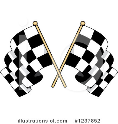 Royalty-Free (RF) Racing Flag Clipart Illustration by Vector Tradition SM - Stock Sample #1237852