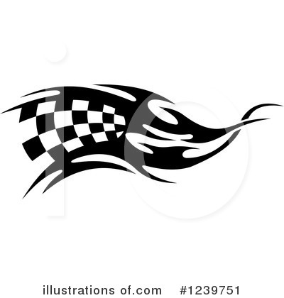 Royalty-Free (RF) Racing Flag Clipart Illustration by Vector Tradition SM - Stock Sample #1239751