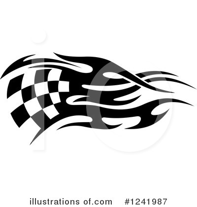 Royalty-Free (RF) Racing Flag Clipart Illustration by Vector Tradition SM - Stock Sample #1241987