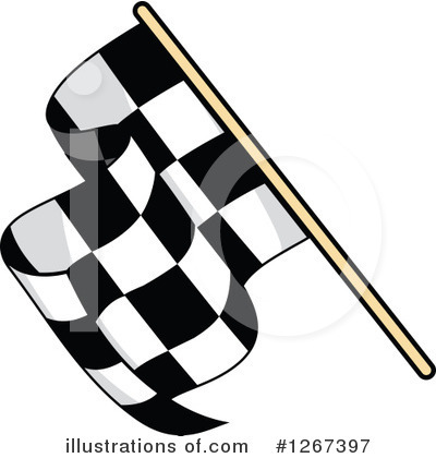 Royalty-Free (RF) Racing Flag Clipart Illustration by Vector Tradition SM - Stock Sample #1267397