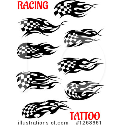 Royalty-Free (RF) Racing Flag Clipart Illustration by Vector Tradition SM - Stock Sample #1268661