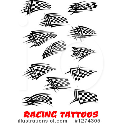 Royalty-Free (RF) Racing Flag Clipart Illustration by Vector Tradition SM - Stock Sample #1274305