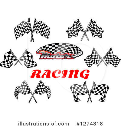 Royalty-Free (RF) Racing Flag Clipart Illustration by Vector Tradition SM - Stock Sample #1274318