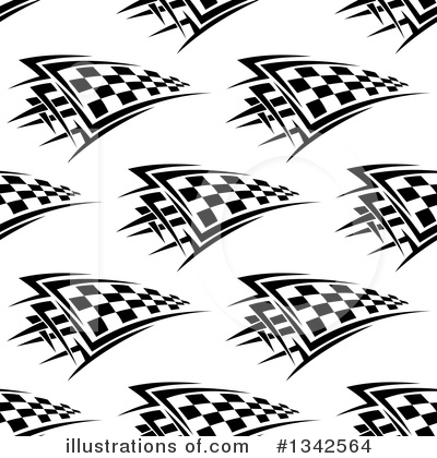 Royalty-Free (RF) Racing Flag Clipart Illustration by Vector Tradition SM - Stock Sample #1342564