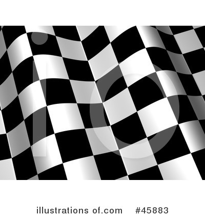Royalty-Free (RF) Racing Flag Clipart Illustration by ShazamImages - Stock Sample #45883