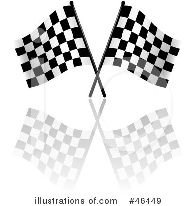 RoyaltyFree RF Racing Flag Clipart Illustration by dero Stock Sample 