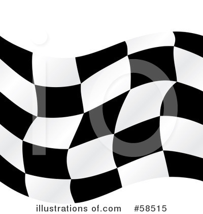 RoyaltyFree RF Racing Flag Clipart Illustration by MilsiArt Stock 