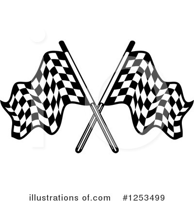 Royalty-Free (RF) Racing Flags Clipart Illustration by Vector Tradition SM - Stock Sample #1253499