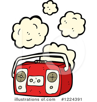 Royalty-Free (RF) Radio Clipart Illustration by lineartestpilot - Stock Sample #1224391