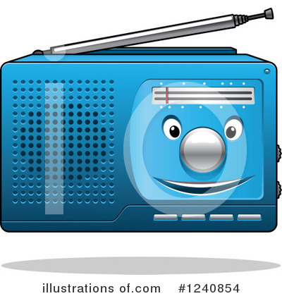 Radio Clipart #1240854 by Vector Tradition SM