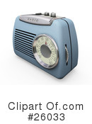Radio Clipart #26033 by KJ Pargeter