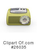 Radio Clipart #26035 by KJ Pargeter