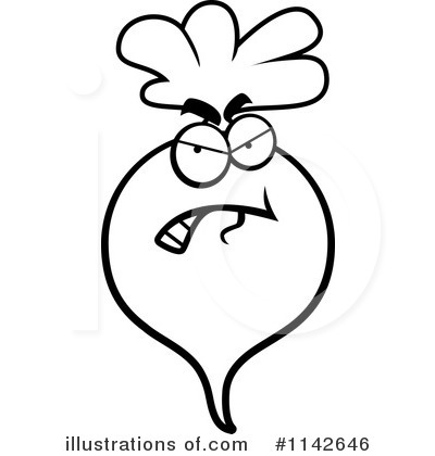 Royalty-Free (RF) Radish Clipart Illustration by Cory Thoman - Stock Sample #1142646