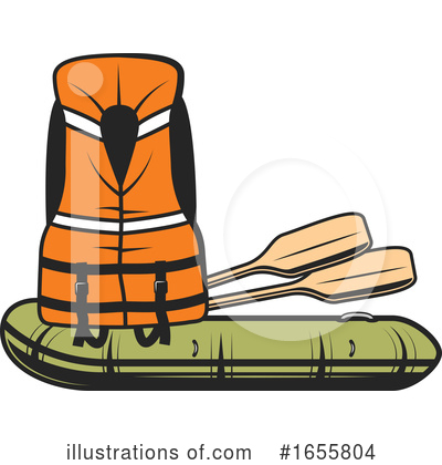 Rafting Clipart #1655804 by Vector Tradition SM