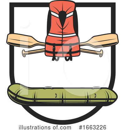 Rafting Clipart #1663226 by Vector Tradition SM
