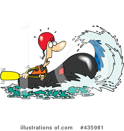 Rafting Clipart #435981 by toonaday