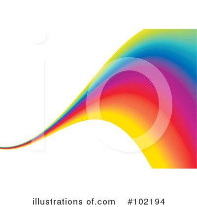 Royalty-Free (RF) Rainbow Background Clipart Illustration by MilsiArt - Stock Sample #102194