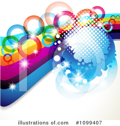 Rainbow Background Clipart #1099407 by merlinul