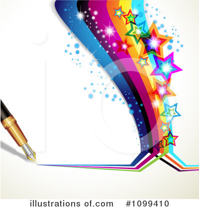 Rainbow Background Clipart #1099410 by merlinul