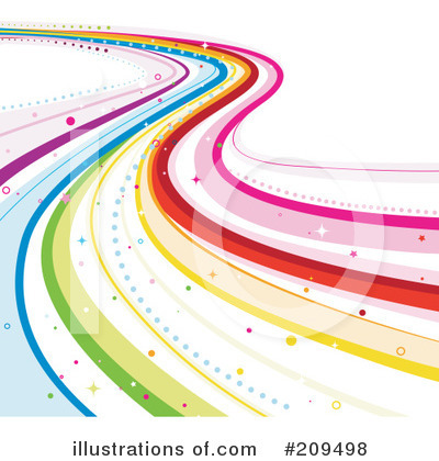 Royalty-Free (RF) Rainbow Background Clipart Illustration by BNP Design Studio - Stock Sample #209498