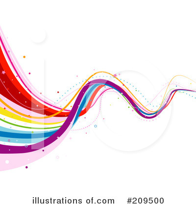 Royalty-Free (RF) Rainbow Background Clipart Illustration by BNP Design Studio - Stock Sample #209500