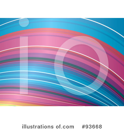 Royalty-Free (RF) Rainbow Background Clipart Illustration by michaeltravers - Stock Sample #93668