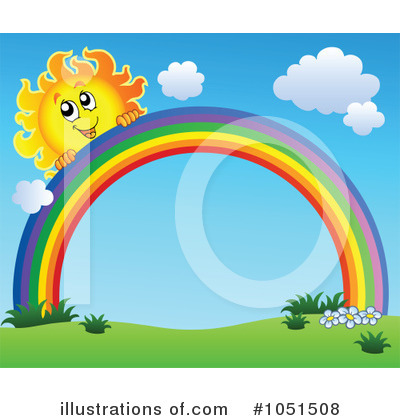Royalty-Free (RF) Rainbow Clipart Illustration by visekart - Stock Sample #1051508